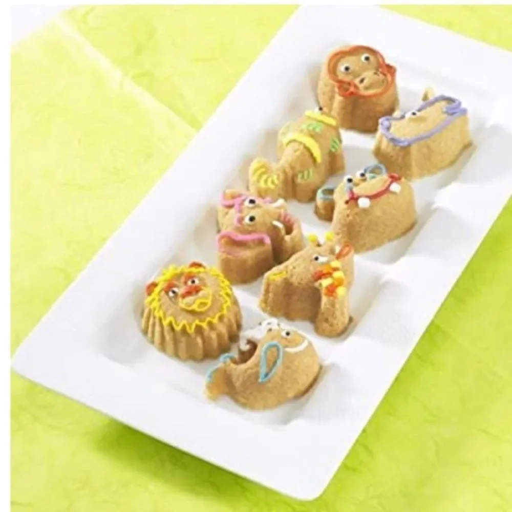 Animal Zoo muffins tray